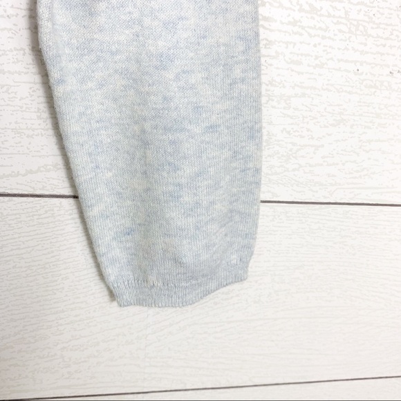 SPARROW Anthropologie Shimmer Fan Cardigan Sweater Button Blue XS - Picture 7 of 11